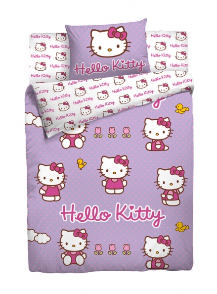 картинка КПБ «Hello Kitty (сиреневый)»