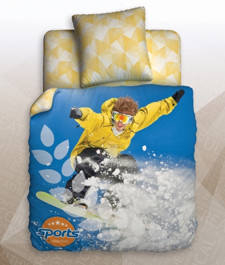 картинка КПБ «Snowboard»